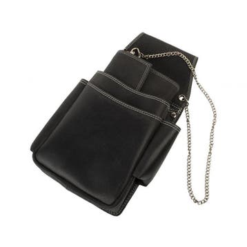 Landley Horeca Portemonnee + Holster Set - Leer - Zwart, Overige merken, Verzenden, Zwart, Nieuw