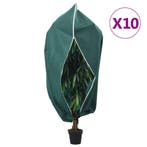 vidaXL Plantenhoezen met ritssluiting 10 st 70 g/m² 1,2x1,8, Verzenden, Nieuw