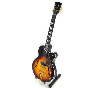 Miniatuur replica Gibson Super 400 CES gitaar Elvis Presley, Verzamelen, Ophalen of Verzenden, Nieuw, Pop, Beeldje of Miniatuur