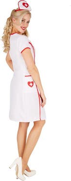 2dekans | dressforfun - Verpleegster S - verkleedkleding, Ophalen of Verzenden, Zo goed als nieuw