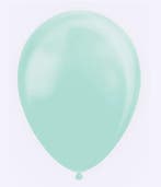 10x Ballonnen Macaron Mint, Hobby en Vrije tijd, Feestartikelen, Verzenden, Nieuw, Versiering, Verjaardag