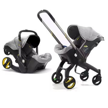 2-in-1 Kinderwagen met Autostoel Compact en Opvouwbaar, Verzenden, Nieuw