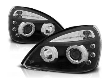 Angel Eyes koplampen Black geschikt voor Renault Clio 01-05, Verzenden, Nieuw, Renault