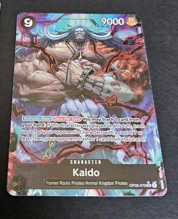 Bandai Card - One Piece GEM MINT Kaido (OP08-079) (V.2) Alt, Nieuw