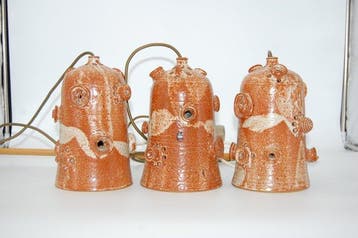 dreiflammige Pendelleuchte - Heidi Guthmann-Birck -