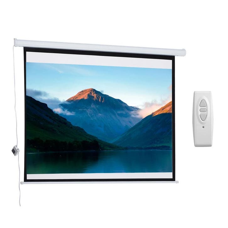 Beamer-Scherm, Incl. Afstandsbediening, 84 Inch, 4:3 Formaat, Doe-het-zelf en Verbouw, Hout en Planken, Nieuw, Verzenden
