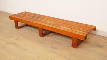 Vintage salontafel | Grenen | Mid-century, Ophalen of Verzenden, Nieuw