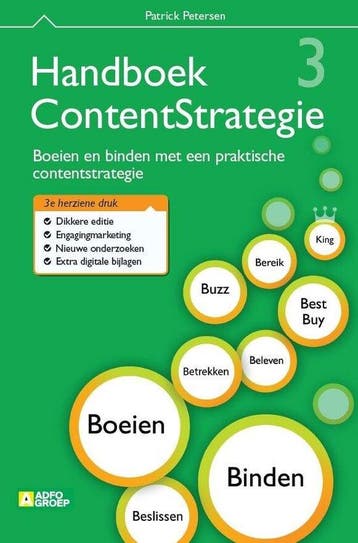 9789491560866 Handboek ContentStrategie | Tweedehands, Verzenden, Zo goed als nieuw, Patrick Petersen