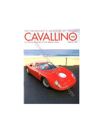 1998 FERRARI CAVALLINO MAGAZINE USA 105, Nieuw, Ferrari, Author