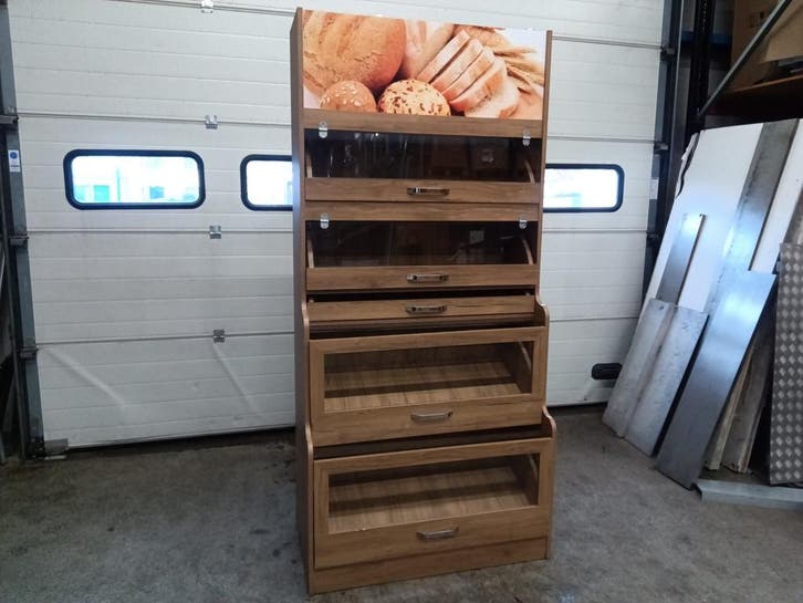 Broodstelling - 100 x 55 x 211 cm, Zakelijke goederen, Kantoor en Winkelinrichting | Winkel en Inventaris