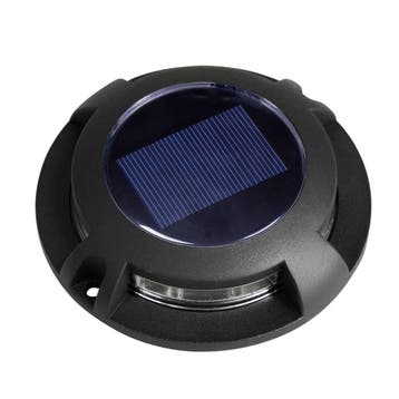 Solar Decklight Zwart Tuinverlichting, Tuin en Terras, Kunststof, Verzenden, Minder dan 50 watt, Nieuw