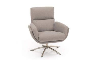 Relaxfauteuil Herxen - relaxfauteuils - Beige, Nieuw, Stof
