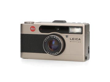 Leica Minilux Summarit 1:2 4/40mm - 1 jaar garantie, Ophalen of Verzenden, Zo goed als nieuw, Leica
