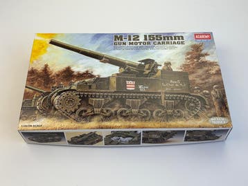 Academy 1394 | M-12 155mm Gun Motor Carriage | 1:35, Verzenden, Nieuw