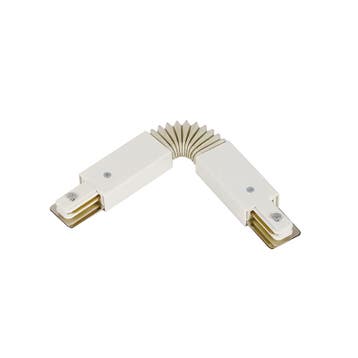 1-FASE RAIL | FLEXIBELE CONNECTOR | WIT, Nieuw
