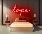 DOPE neon sign - LED neon reclame bord neon letters verli..., Verzenden