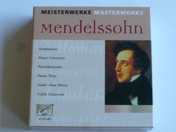 Mendelssohn - Masterworks (10 CD), Cd's en Dvd's, Cd's | Klassiek, Ophalen of Verzenden, Zo goed als nieuw