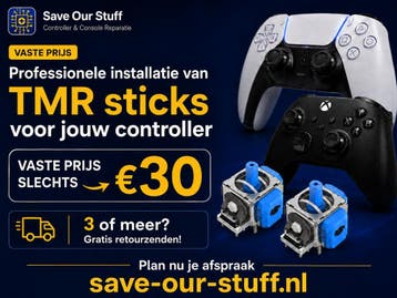 NOOIT MEER Stick drift - Reparatie PS5 Controller met TMR, No cure no pay, Spelcomputers