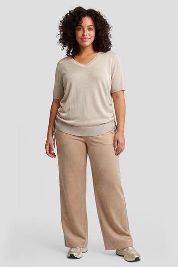 Exxcellent broek Annabelle suedine Maat:, Verzenden, Nieuw, Overige kleuren