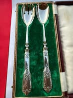Serveergerei (2) - .950 zilver - 1850-1900, Antiek en Kunst