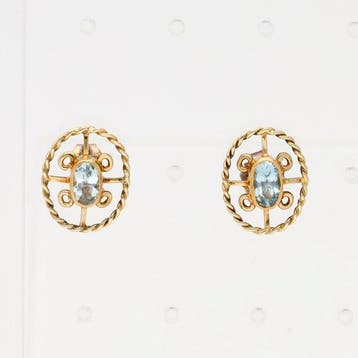 Zonder minimumprijs - Oorbellen - 14 karaat Geel goud -, Sieraden, Tassen en Uiterlijk, Oorbellen, Nieuw