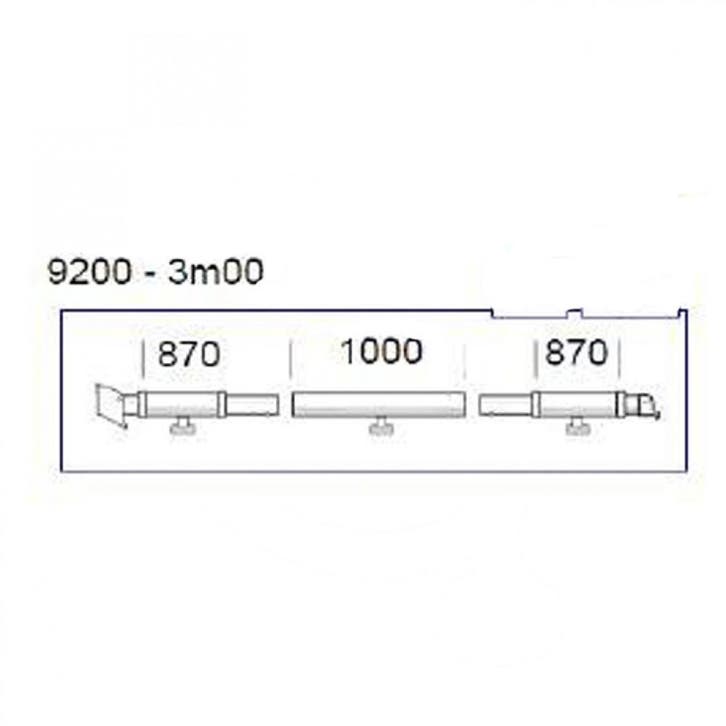 Thule clamping profile 9200 3 m Right, Caravans en Kamperen, Voortenten en Luifels, Nieuw, Thule, Ophalen of Verzenden