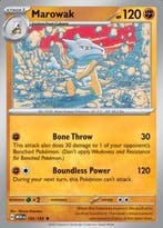 Marowak 105/165 holo pokemon 151, Ophalen of Verzenden, Nieuw, Losse kaart, Foil