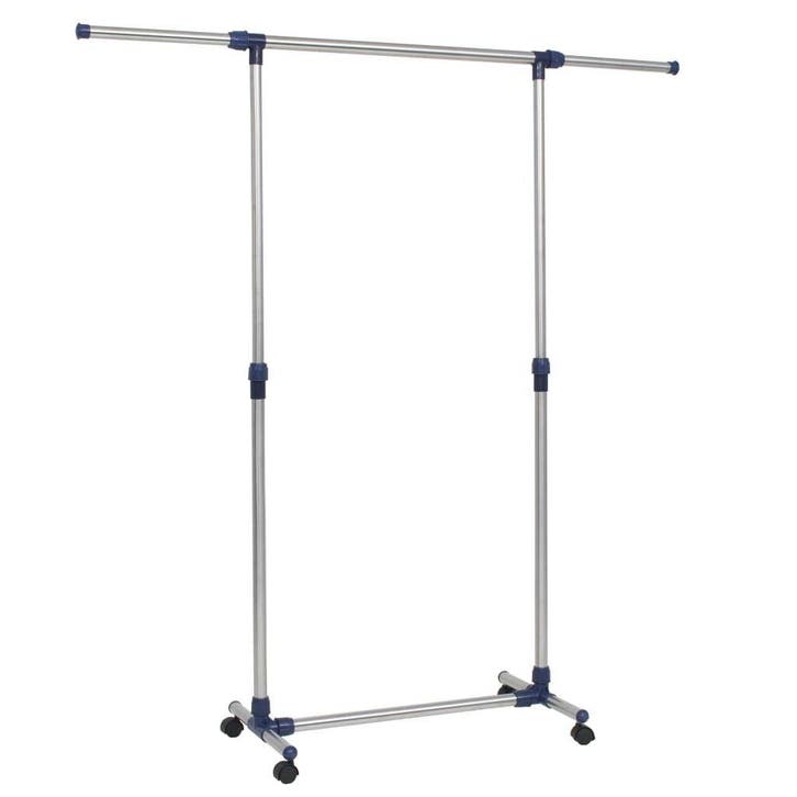 Kledingrek | 50% Korting | Zilver, Huis en Inrichting, Kasten | Kledingkasten, 25 tot 50 cm, Met hangruimte, Nieuw, Metaal, 100 tot 150 cm