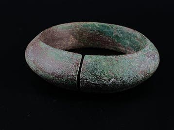 Viking periode Brons Massieve Viking bronzen armband
