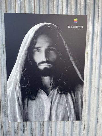 Apple - Cristhus - Reclamebord - Vintage Apple reclame -