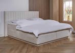 Boxspring met opbergruimte Sicilië 160 200 Beige, Verzenden, Beige, 200 cm, Modern