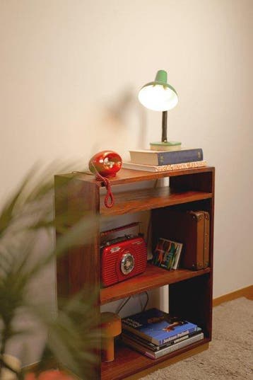 Rek - Mahonie - De Echo-boekenkast, Antiek en Kunst, Curiosa en Brocante