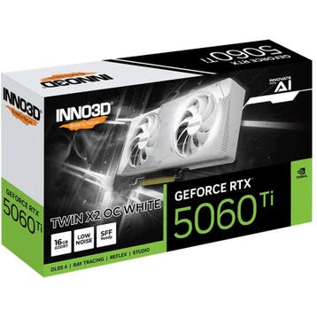 INNO3D N506T2-16D7X-191073W GEFORCE RTX 5060 Ti TWIN X2 OC…, Computers en Software, Verzenden, Nieuw