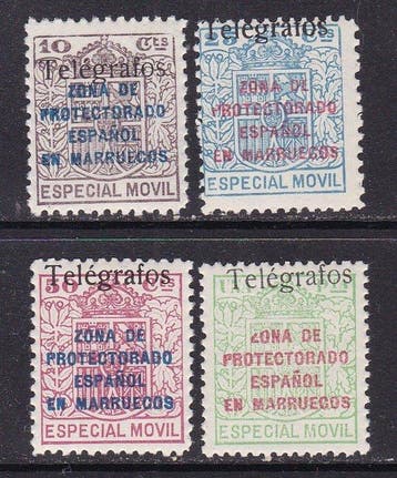 Marokko 1937 - Postzegels van Spanje - Volledige serie -, Gestempeld