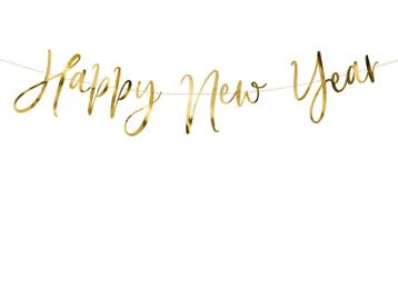 Happy New Year Slinger - 2 Meter, Ophalen of Verzenden, Nieuw