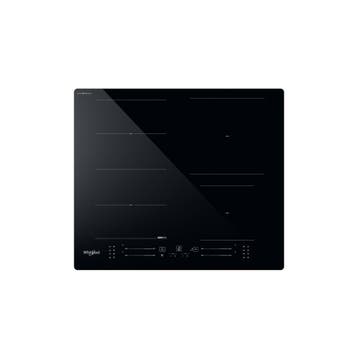 Whirlpool WFS3660CPNE Inbouw Inductiekookplaat 59x51cm Zwart, Nieuw, Inbouw, Inductie, 4 kookzones