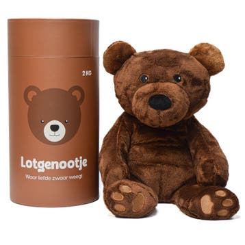 Lotgenootje Verzwaringsknuffel Beer - 2kg, Verzenden, Nieuw