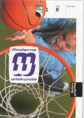 Moderne wiskunde 1b havo vwo Leerboek - E. van der Eijk, Boeken, Verzenden, Zo goed als nieuw, E. van der Eijk