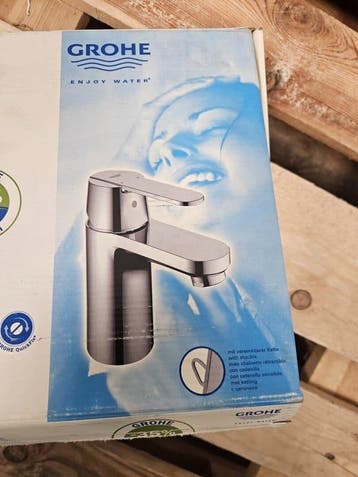 Grohe Get wastafelmengkraan met ketting, Doe-het-zelf en Verbouw, Ophalen of Verzenden, Nieuw, Chroom, Bad