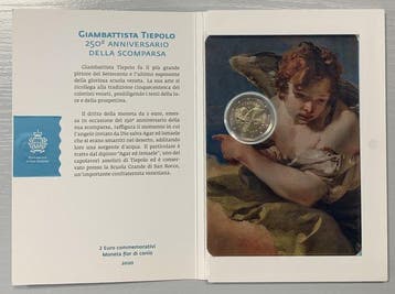 San Marino. 2 Euro 2020 Tiepolo (Zonder minimumprijs)