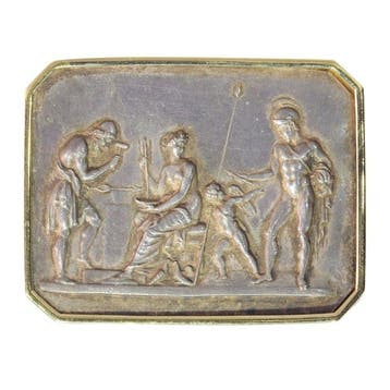 Broche - 14 karaat Geel goud - Antiek Victoriaans 1880