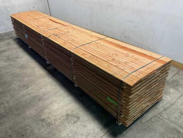 Zweeds rabat 5 meter 16,5 breed prijs € 2,20 per meter, Ophalen, Minder dan 25 mm, Nieuw, Plank