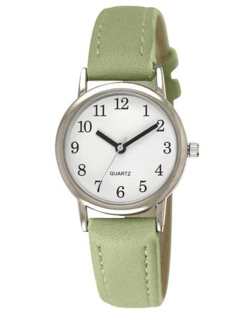 Tyme Santorini Dames Horloge - 27mm Wit/Groen- Horloges voor, Ophalen of Verzenden, Nieuw