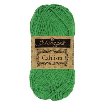 Scheepjes Cahlista 50g - 515 Emerald - Haakgaren / Breigaren, Ophalen of Verzenden, Nieuw, Breien of Haken, Wol of Garen