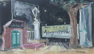 Oskar Laske (1874-1951) - Bühnenbildentwurf