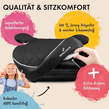 WALSER Premium stoelverhoging auto kinderen, kwaliteitswinna, Verzenden, Zo goed als nieuw