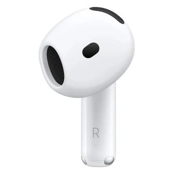 Origineel Apple - Rechter AirPod 4 zonder ANC z.g.a.n., Ophalen of Verzenden, Zo goed als nieuw, Apple, In oorschelp (earbud)