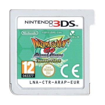 3DS Inazuma Eleven GO: Chrono Stones: Thunderflash, Spelcomputers en Games, Games | Nintendo 2DS en 3DS, Verzenden, Zo goed als nieuw