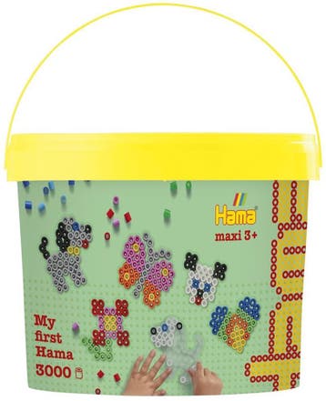 Hama Maxi - Strijkkralen en Grondplaat (3000 stuks) | Hama -, Verzenden, Nieuw