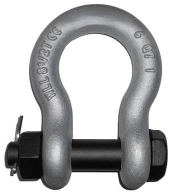 8.5 Ton 28mm Harpsluiting Met Moerbout En Splitpen - Zwaar U, Ophalen of Verzenden, Nieuw, 250 mm of meer, Bouten of Moeren